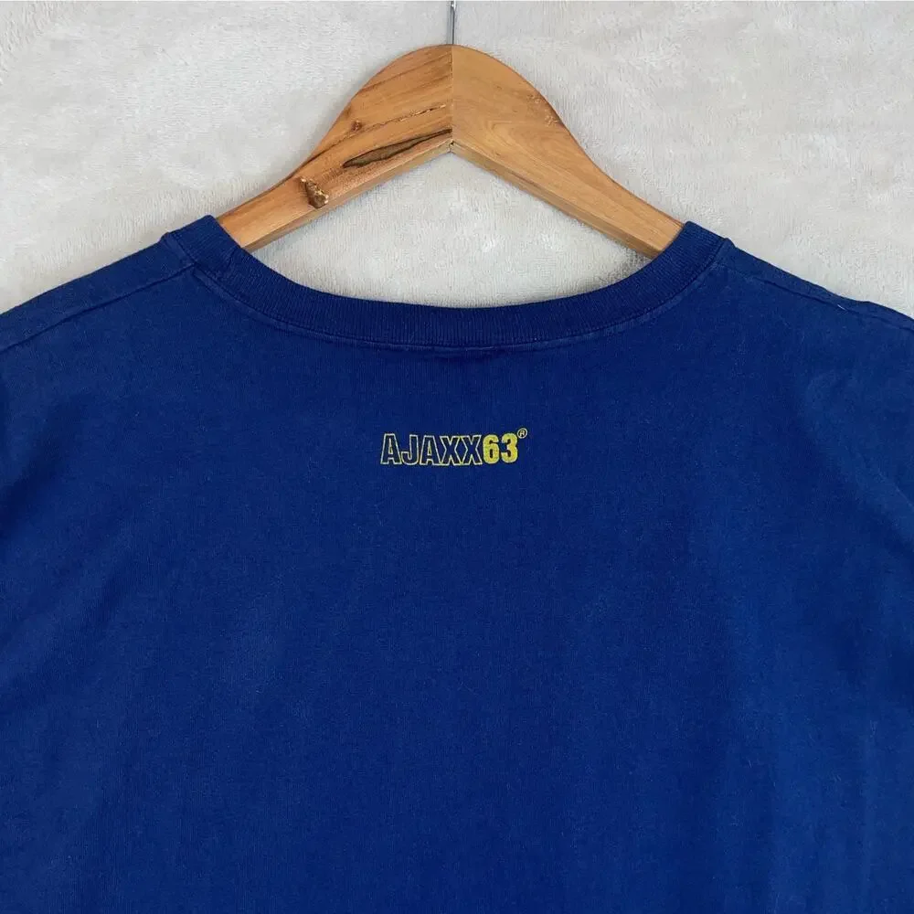 AjaXX63 Crewcut Wrestling Men's Tank Top Men's Size XL Blue Muscle Gay Lifestyle - Picture 8 of 8